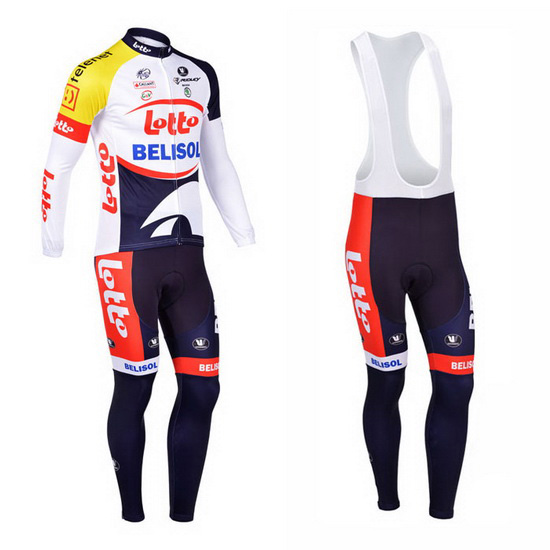 2013 Maillot Lotto Tirantes Mangas Largas